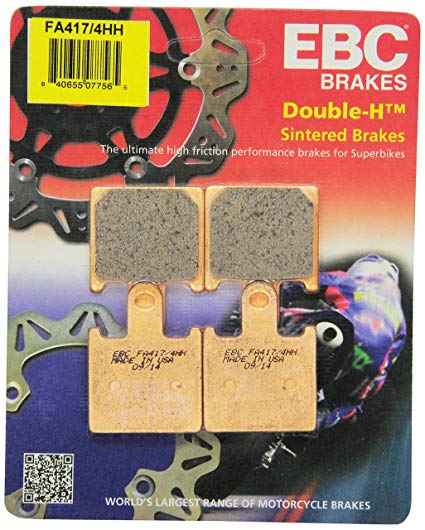 EBC Brakes Double-H Sintered Superbike Brake Pads Front - FA417/4HH EBC Brakes Double-H Sintered Superbike Brake Pads Front - FA417/4HH